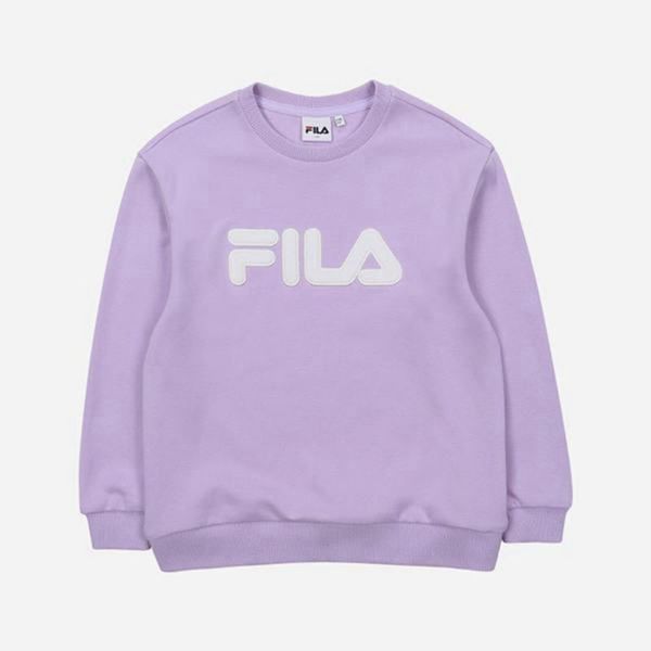 Sudaderas Fila Niñas Moradas - Stella Crew Neck L/S - España 579142AHQ